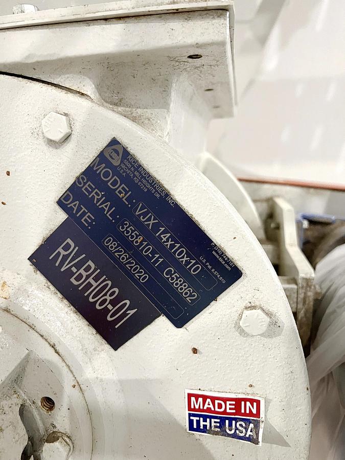 Used Used Kice XP Venturi Jet Filter, With Rotary Airlock & Fan