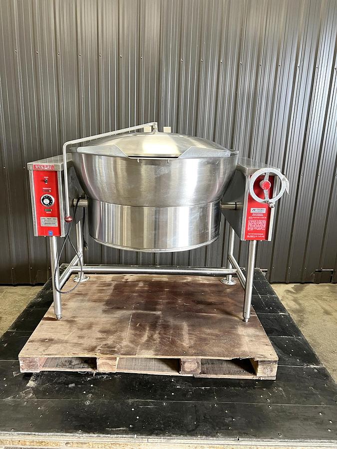 Used Used Hobart 35 Gallon Tilting Kettle, Stainless Steel, Gas Fired