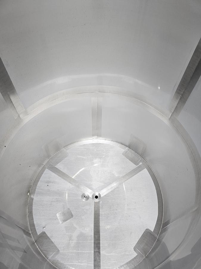 Used Used ADI Laval 2100 Gallon Tank, 304 Stainless Steel