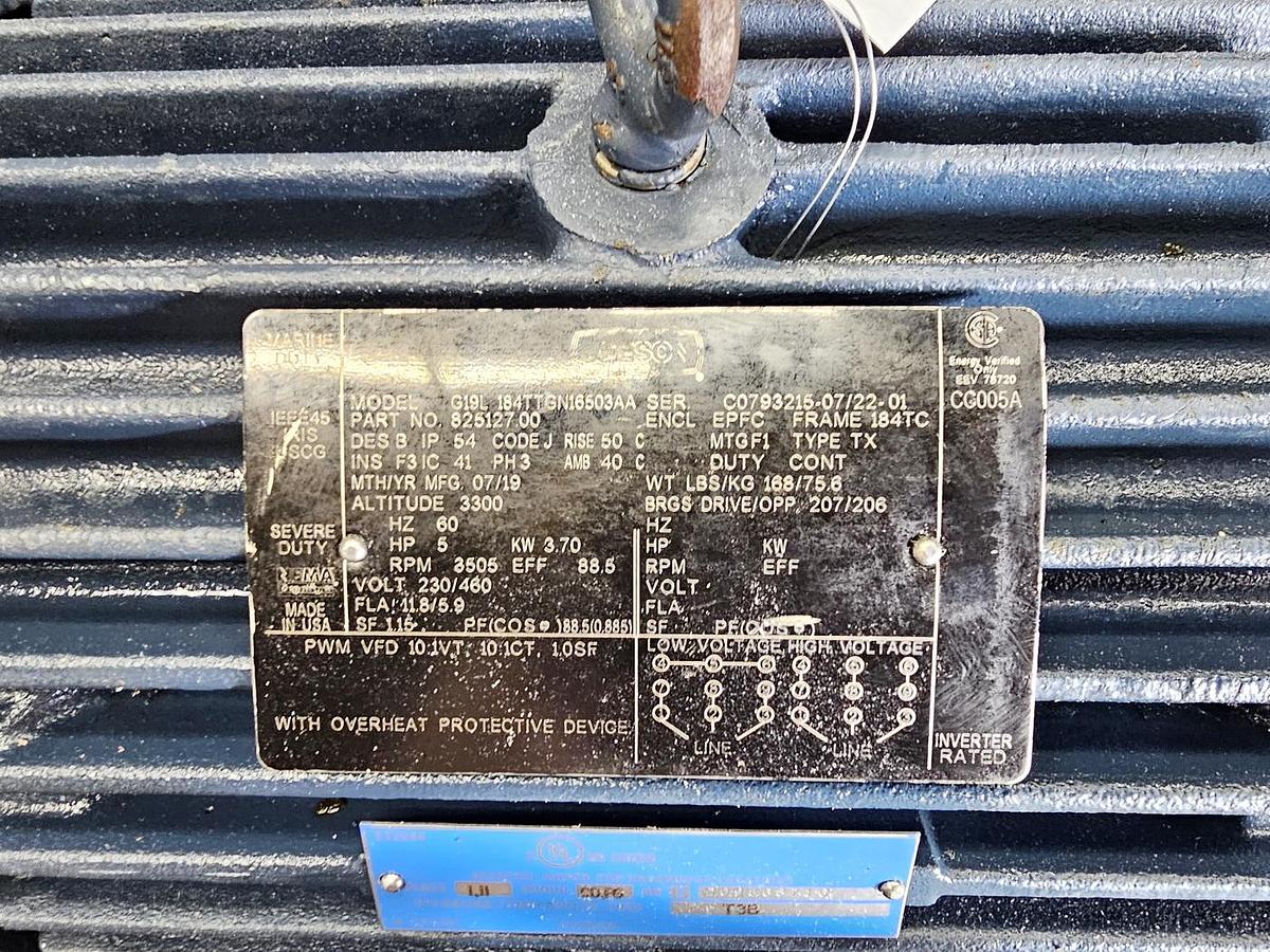 Used West Auction California - Lot DA-1114 Vertical Booster Pump