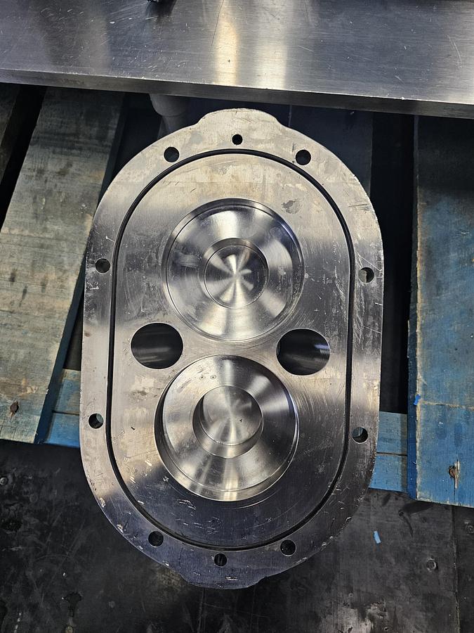 Used Used Waukesha Rotary Lobe Pump, Model 60, 3 HP