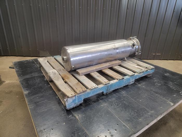 Used USED FILTER, BASKET TYPE, 2" INLET/OUTLET, STAINLESS STEEL, JACKETED