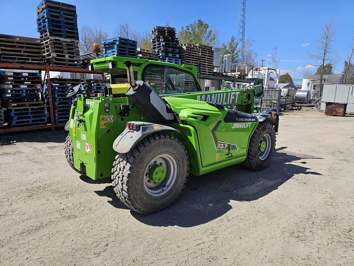 Used Used 2022 Merlo / Manulift TurboFarmer TF33.7 Telehandler – 3,300 kg / 7,300 lb Capacity – 1,936 Hours