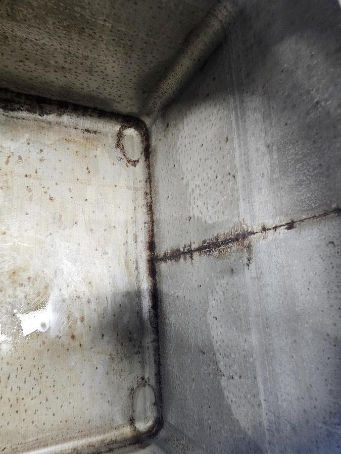 Used Used 350 Gallon IBC Tank (Tote), 304 Stainless Steel