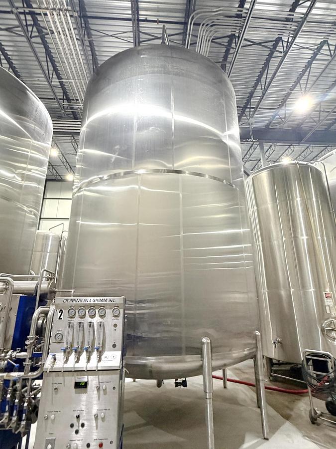 Used Used 14,000 Gallon Cherry-Burrell Tank, 304 Stainless Steel