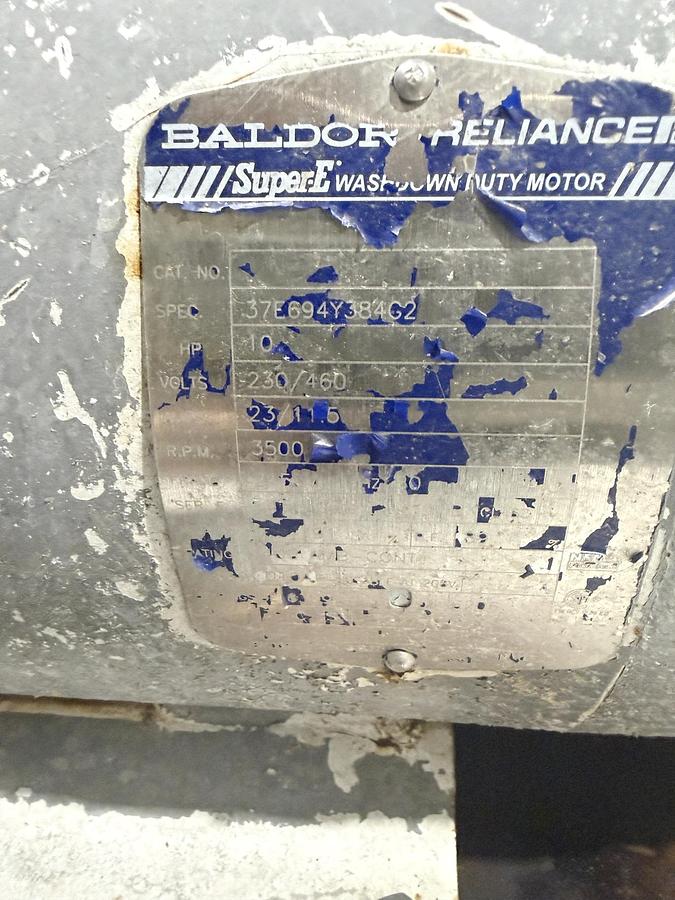 Used Used SPX Centrifugal Pump, 1.5" X 1.5", 10 HP, with VFD