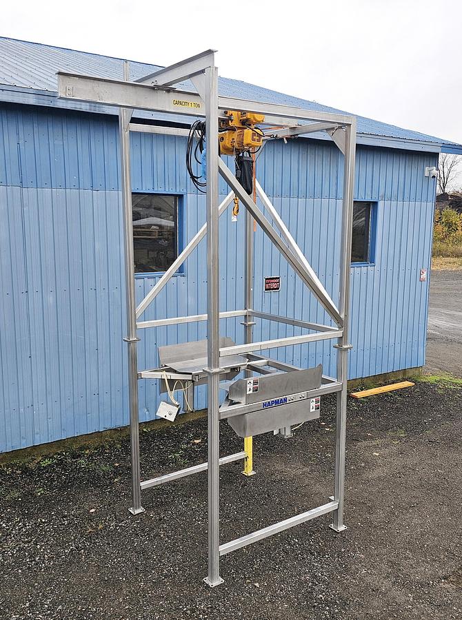 Used ****Metcalfe Auctions Mississauga - Lot 112 Hapman bulk bag unloader