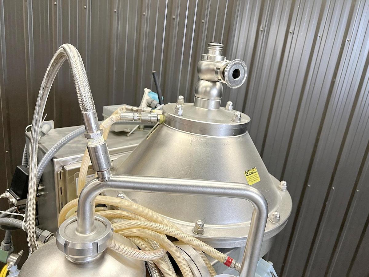 Used Used Alfa Laval Desludger Disc Centrifuge, Model BTPX 205SGD-34-CDP-60