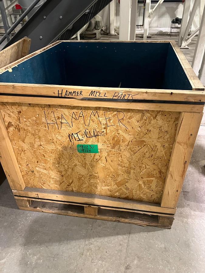 Used Used CPM Roskamp Champion 125 HP Hammermill, With Rotary Feeder