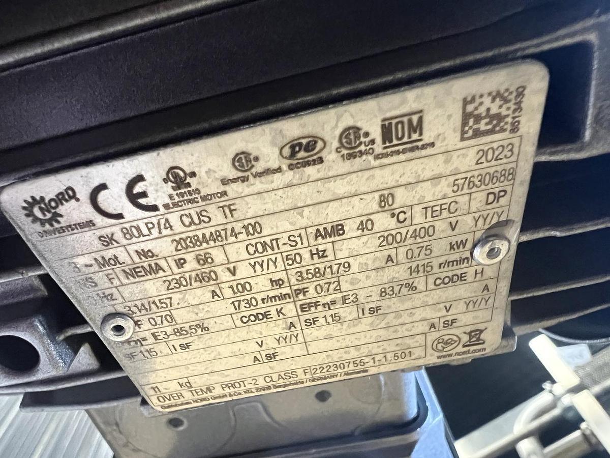 Used Unused DMN Westinghouse Rotary Air Lock Valve, 8'' x 8''