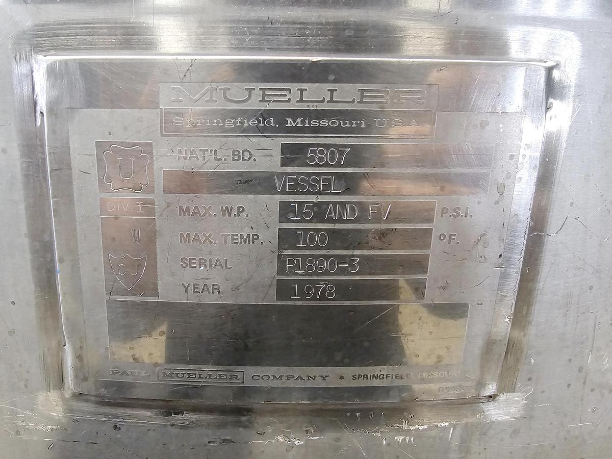 Used Used 335 Gallon Vessel