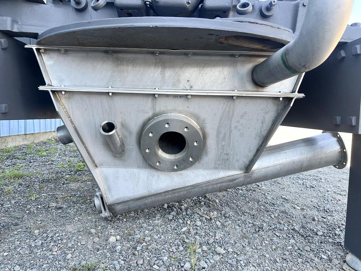 Used Used Mikro Pulverizer Hammermill, Swinging Hammers, 60 HP , With Screw Conveyor