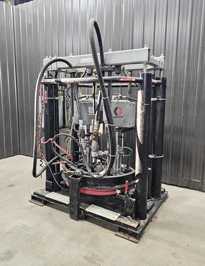 Used SCRAP THIS - graco premier air powered drum unloading system lot 90
