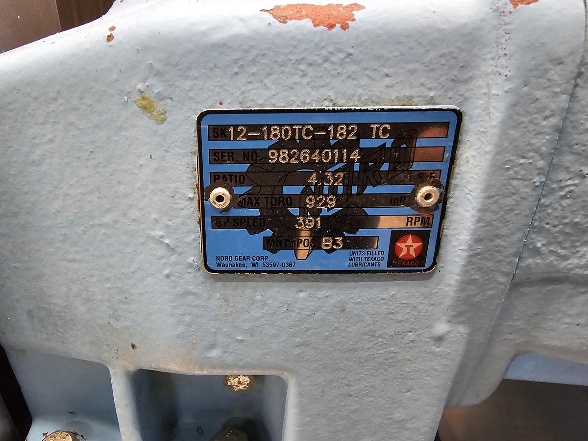 Used Used Waukesha Rotary Lobe Pump, Model 60, 3 HP