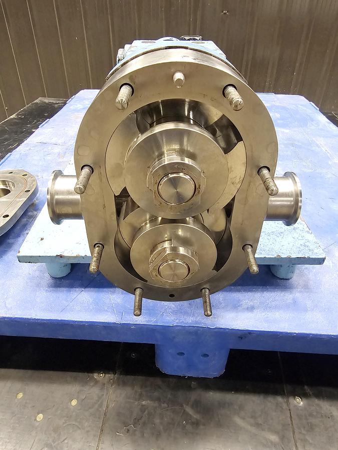 Used Used Waukesha Rotary Lobe Pump, Model 30, 1 HP