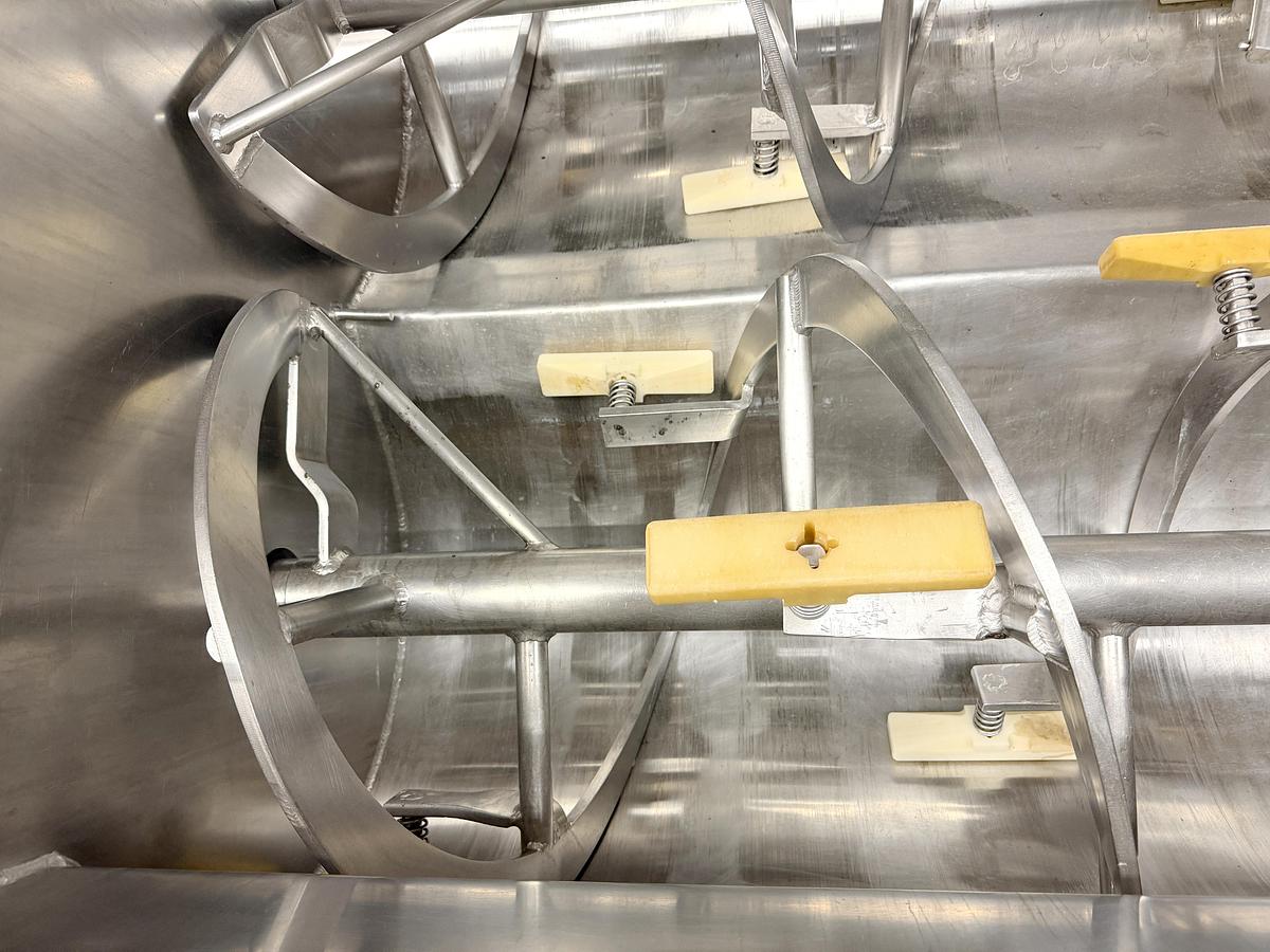 Used Used Mepaco Jacketed Double Ribbon Blender, 33 Cubic Feet