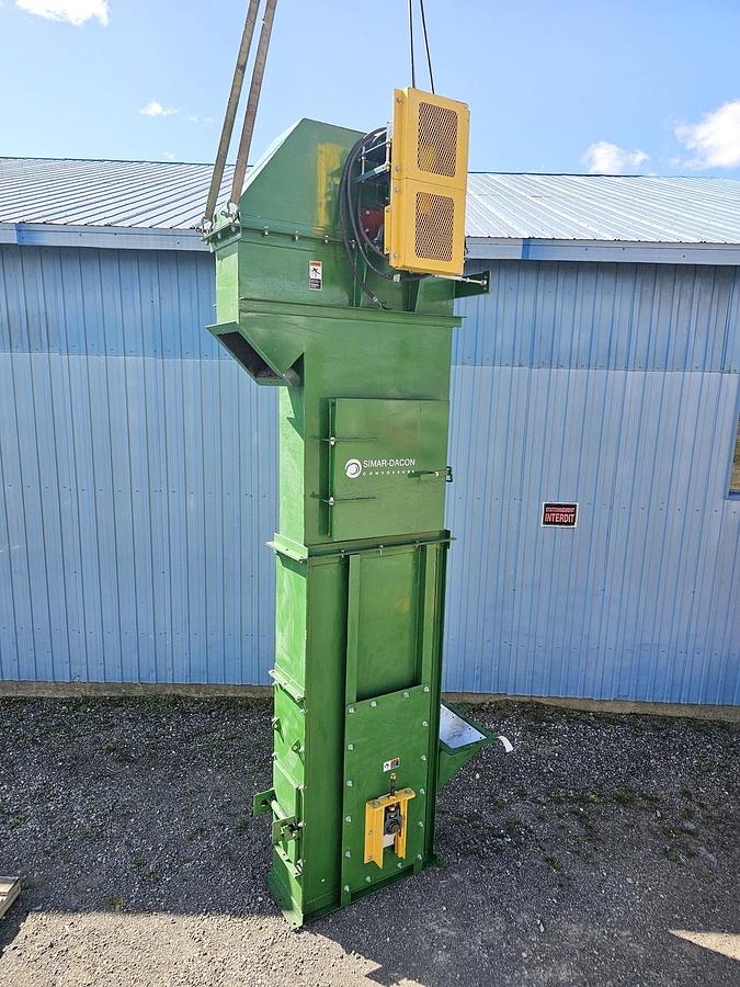 Used Used Simar-Dacon Bucket Elevator, 16' High
