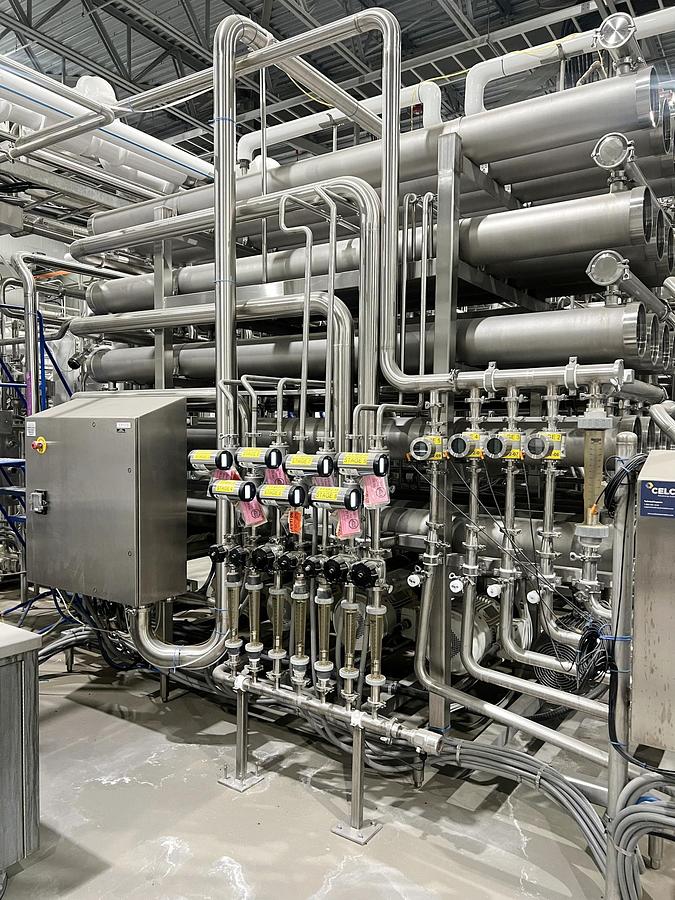 Used Used Ultrafiltration Skid (UF2) - 9 Stage Ultrafiltration System