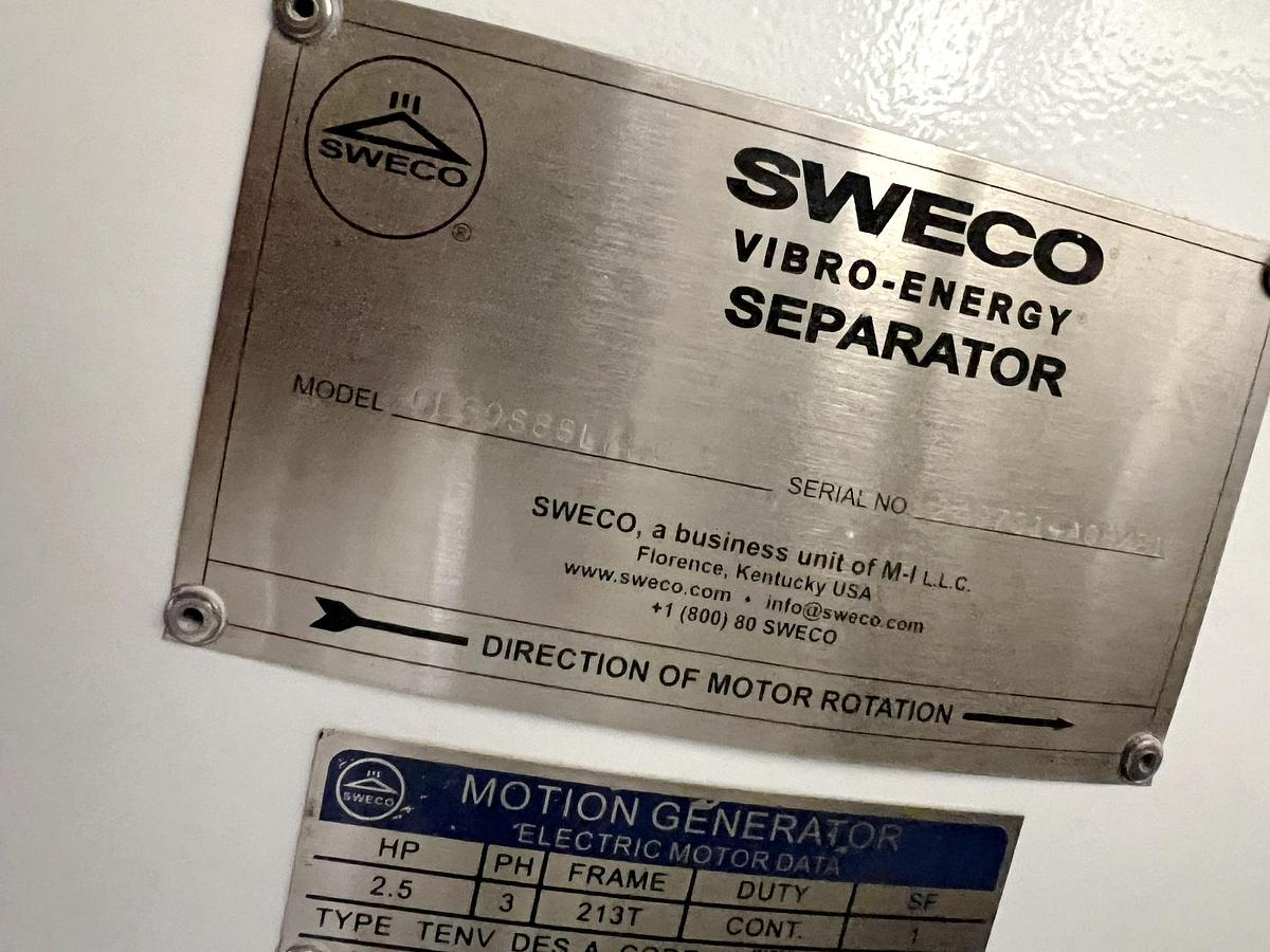 Used Used Sweco Vibrating Screen, 60''