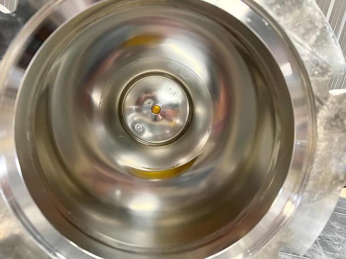 Used USED MILLIPORE FILTER, CARTRIDGE TYPE, 3" INLET/OUTLET, STAINLESS STEEL