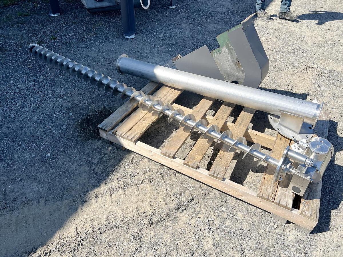 Used Used Mikro Pulverizer Hammermill, Swinging Hammers, 60 HP , With Screw Conveyor