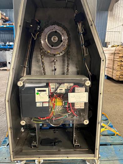 Used USED DADAUX STAINLESS STEEL TILTING PADDLE BLENDER, 7 CUBIC FEET