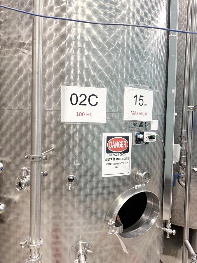 Used Used 2650 Gallon Jacketed Tank, 304 Stainless Steel
