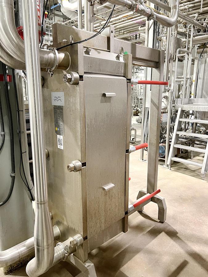 Used Used Alfa Laval Plate Heat Exchanger, Model TL10-PBASE