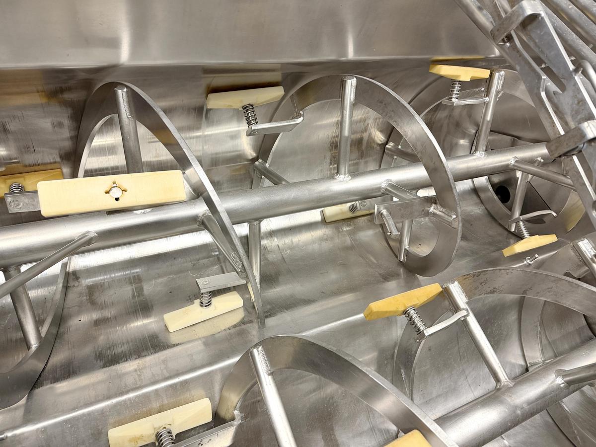 Used Used Mepaco Jacketed Double Ribbon Blender, 33 Cubic Feet