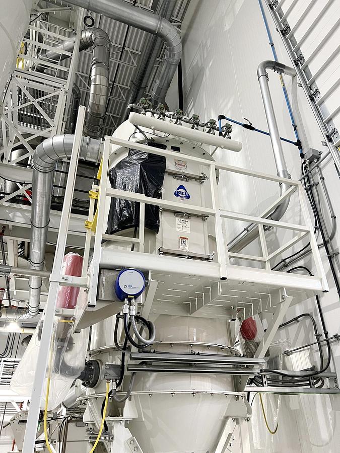 Used Used Kice XP Venturi Jet Filter, With Rotary Airlock & Fan