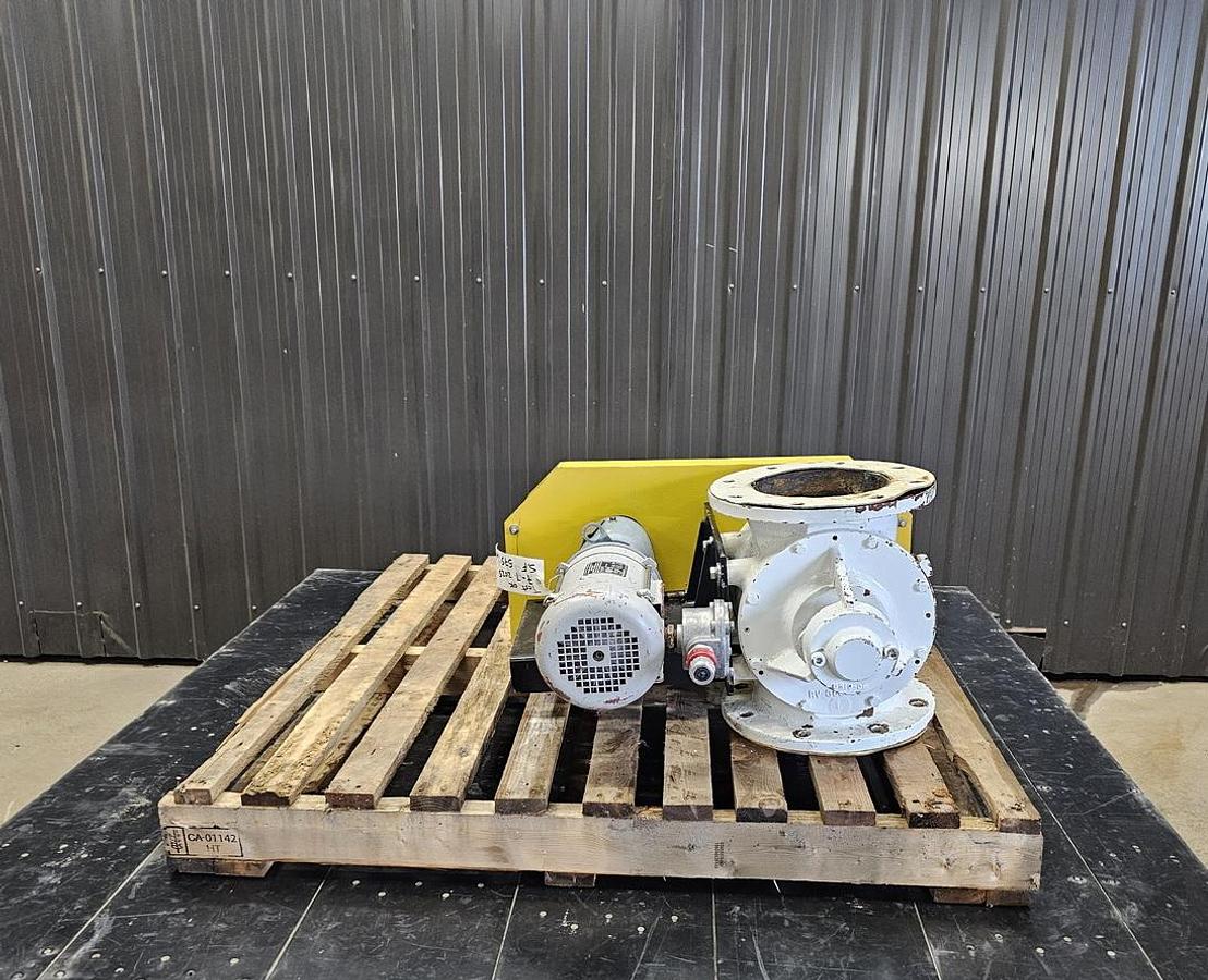 Used Used Semco Rotary Air Lock Valve, 8" X 8"