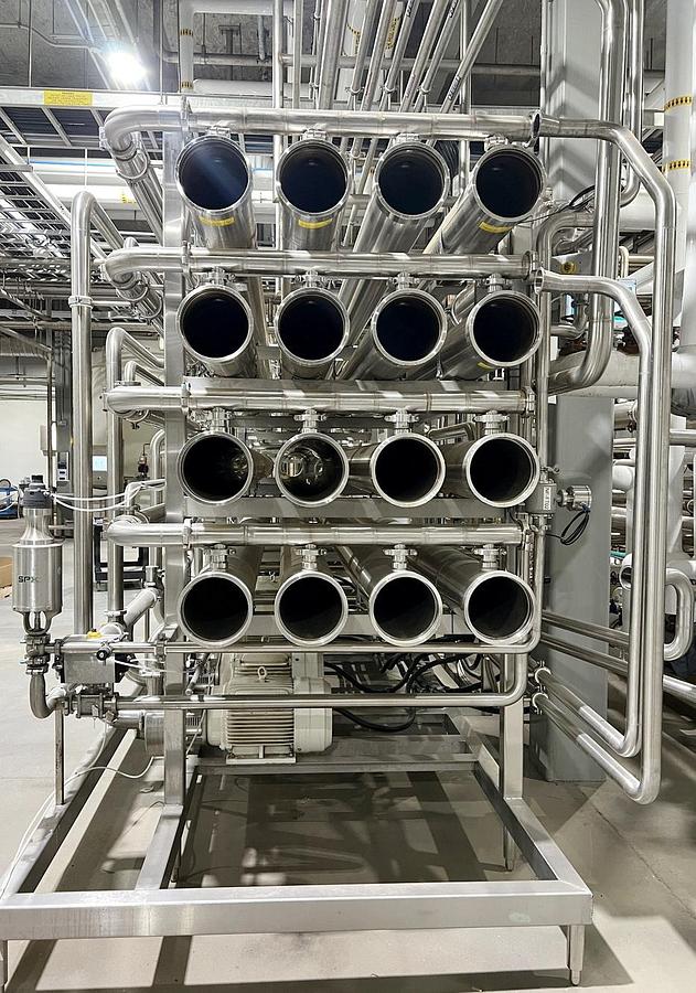 Used Used 4 Stage Nano Filtration System, With Pumps, Heat Exchanger, Tanks