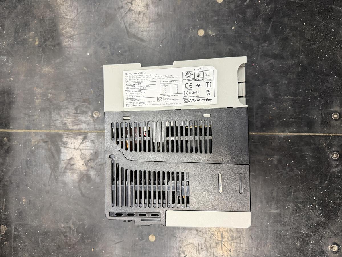 Used Used Allen-Bradley Variable Frequency Drive, Model 25B-E1P7N104, 1 HP, 460-600V