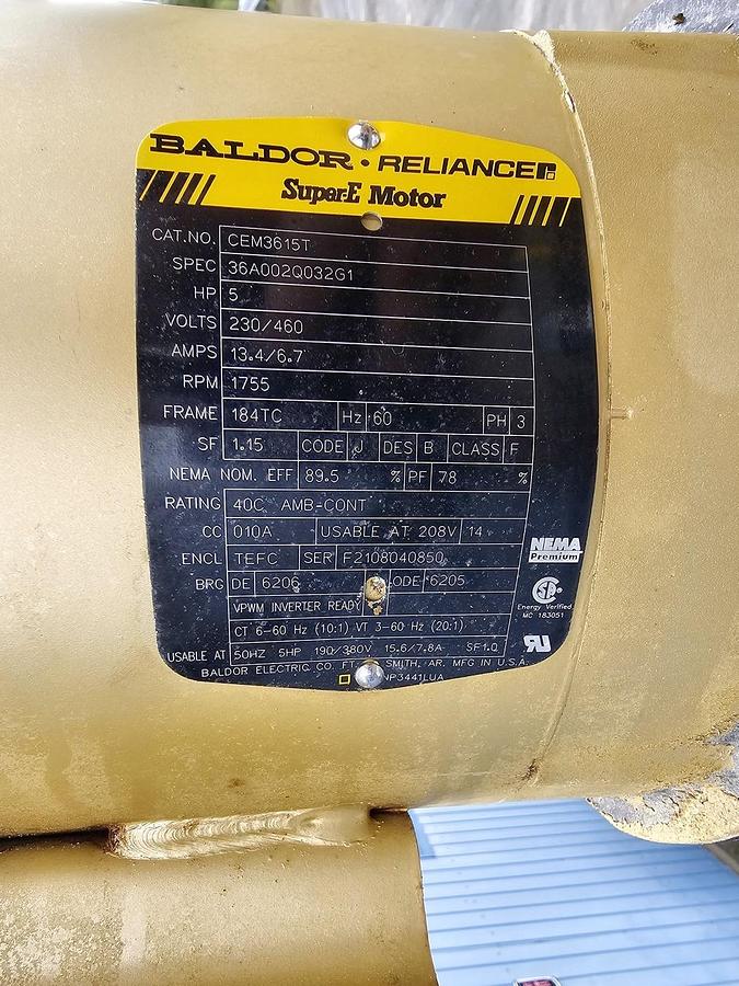 Used Harry Davis NY - LOT 1 - 500 Gallon Feldmeier Tank