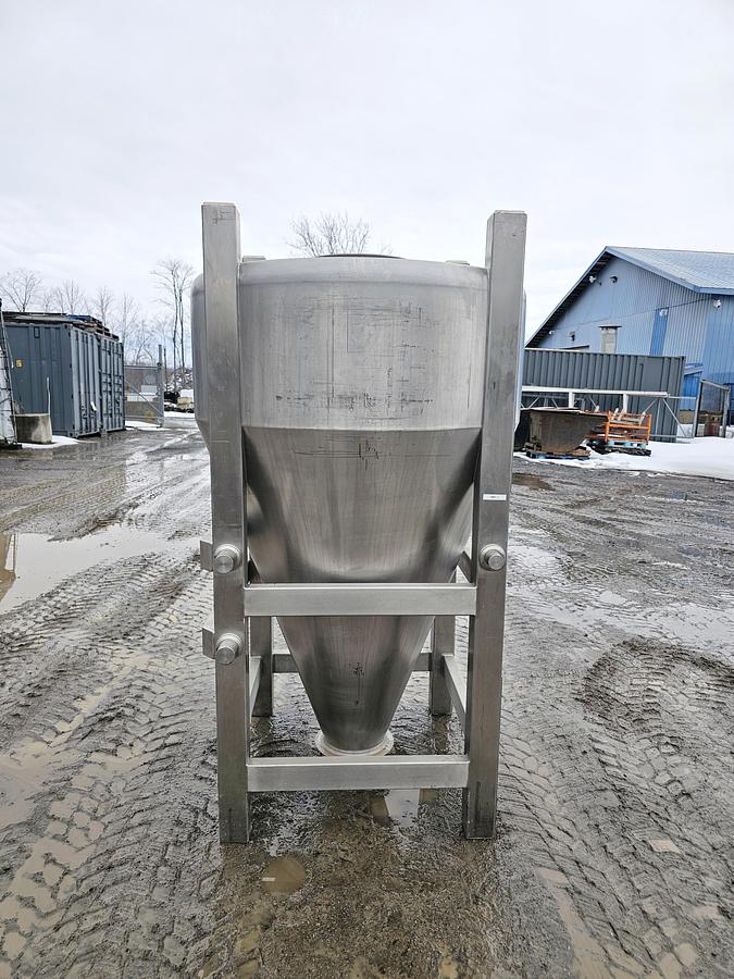 Used Used 310 Gallon Tank (Tote), Stainless Steel