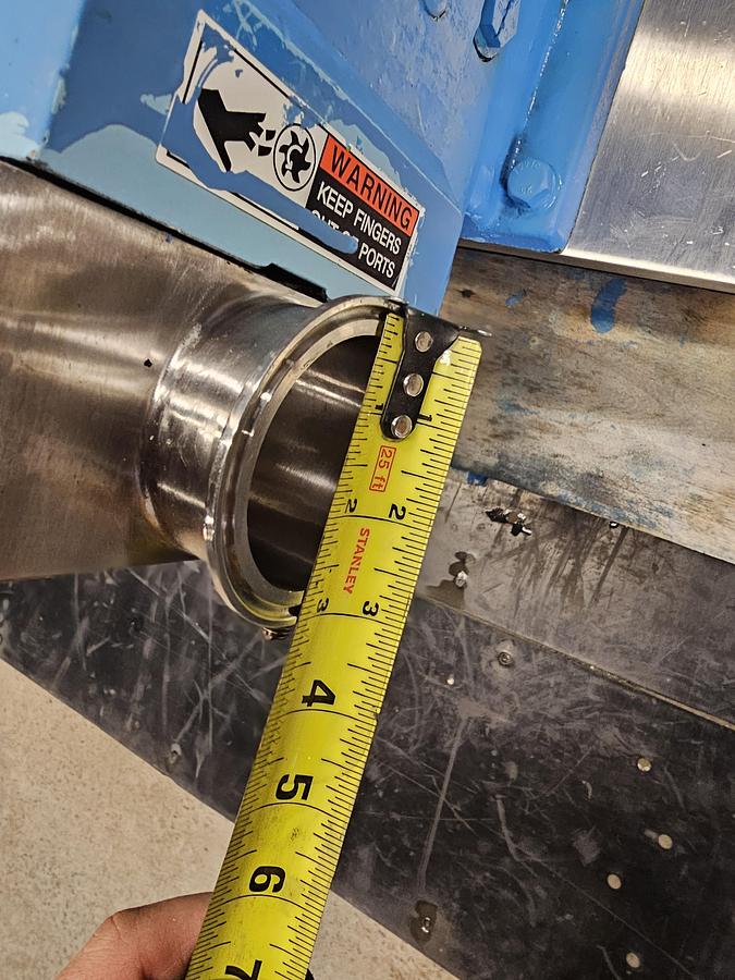 Used Used Waukesha Rotary Lobe Pump, Model 60, 3 HP