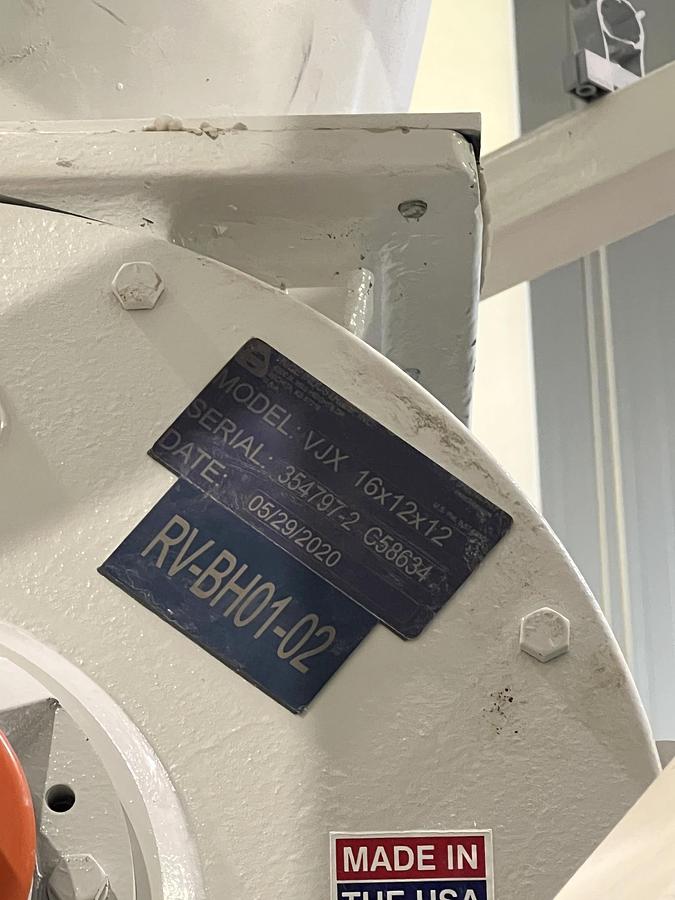 Used Used Kice Venturi Jet Filter, With Rotary Airlock, Cyclone & Fan