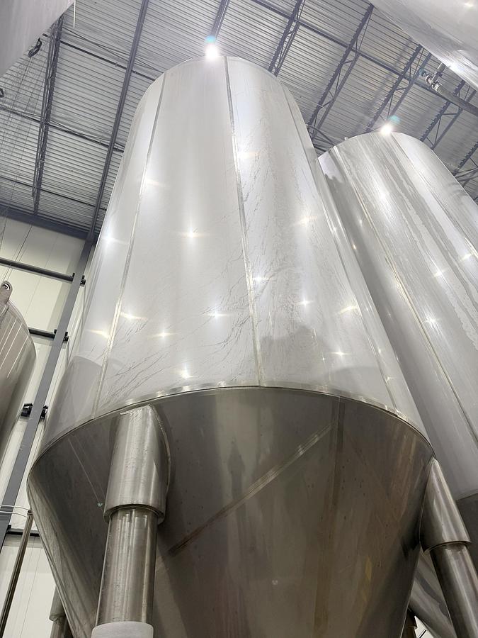 Used Used 18,492 Gallon Jacketed Tank (Reactor), 304 Stainless Steel