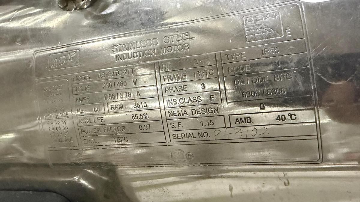 Used Used 2500 Gallon Jacketed Tank, 304 Stainless Steel
