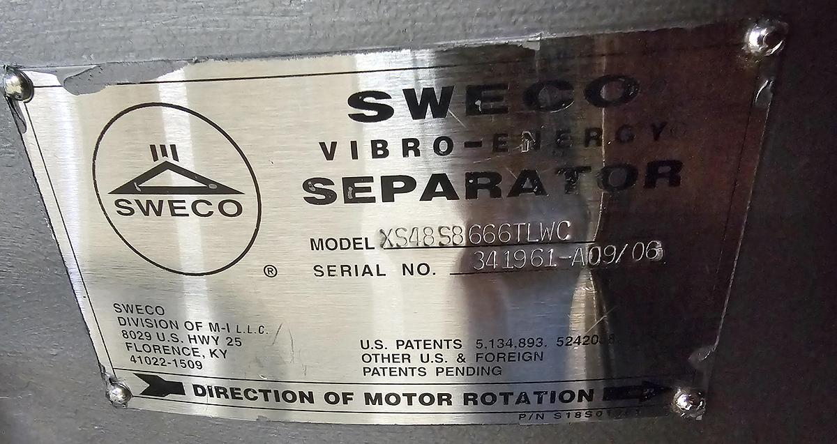 Used **Levy Recovery Group Michigan - lot 283 - sweco screen