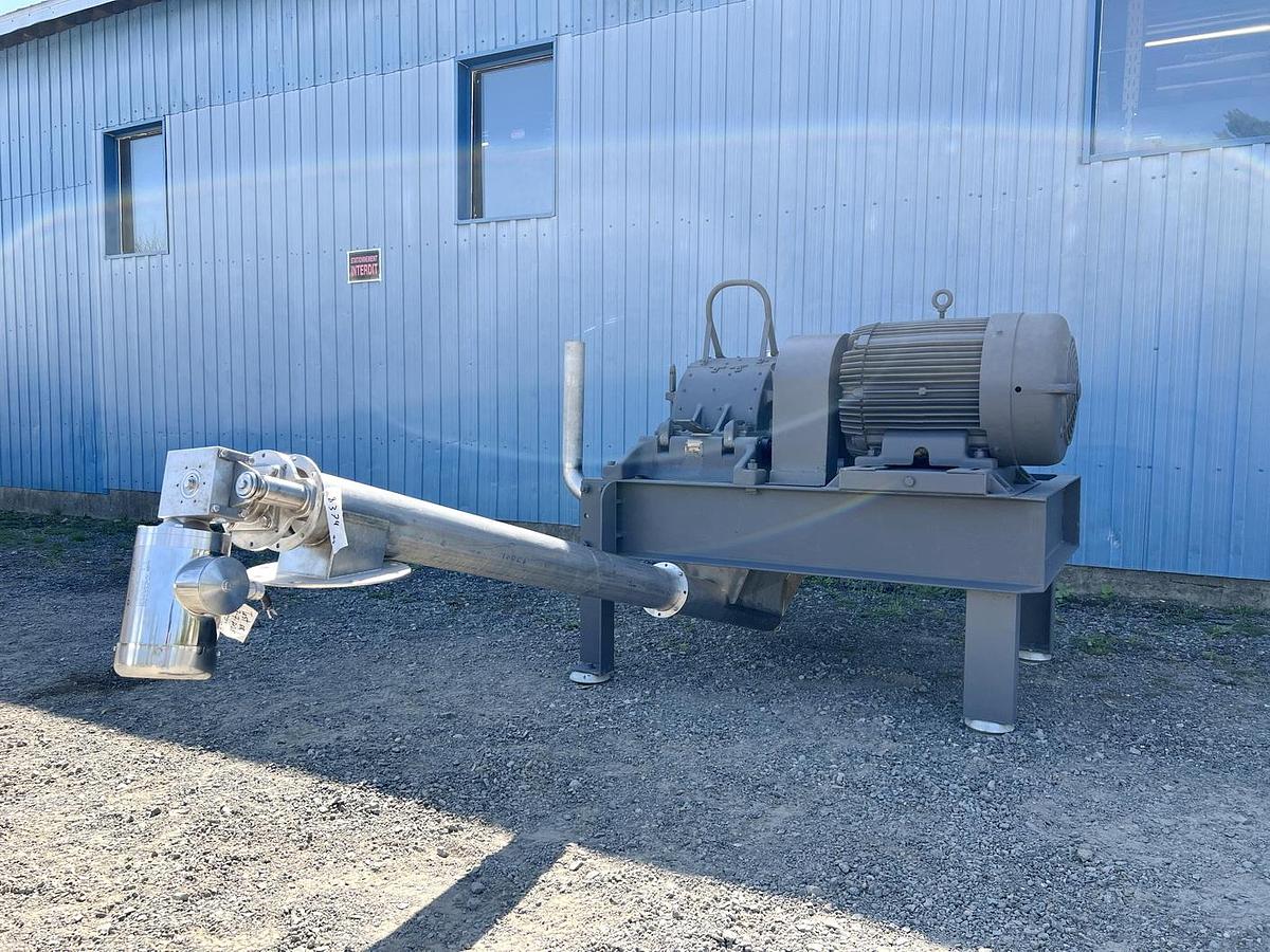 Used Used Mikro Pulverizer Hammermill, Swinging Hammers, 60 HP , With Screw Conveyor