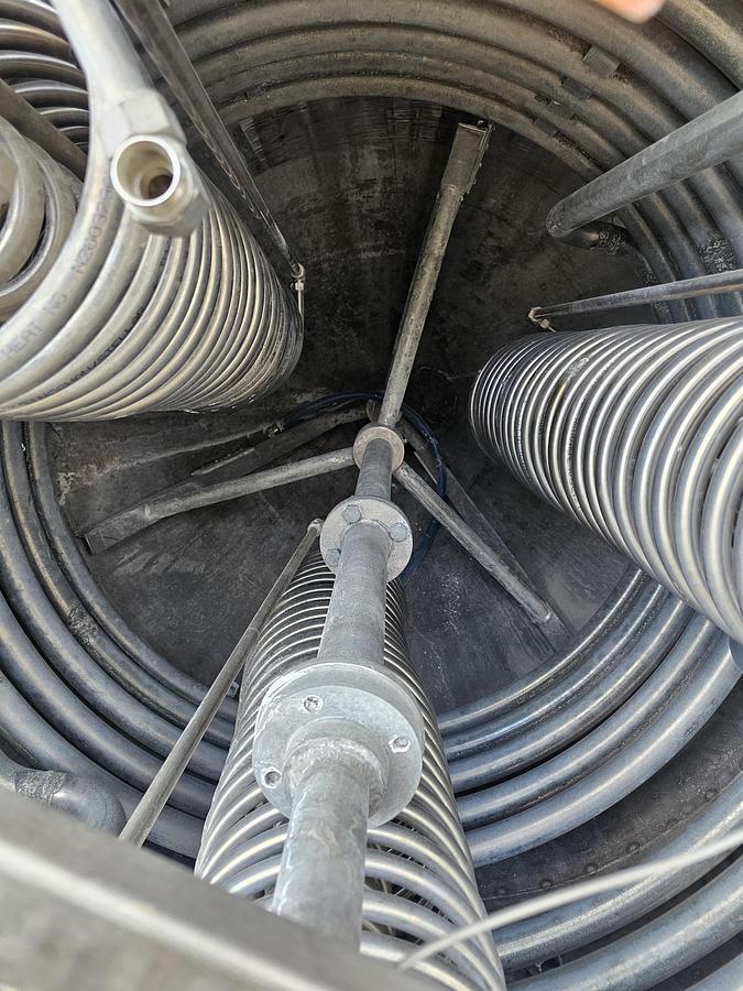 Used Used 800 Gallon Jacketed Tank, Stainless Steel, With Scrape Agitation