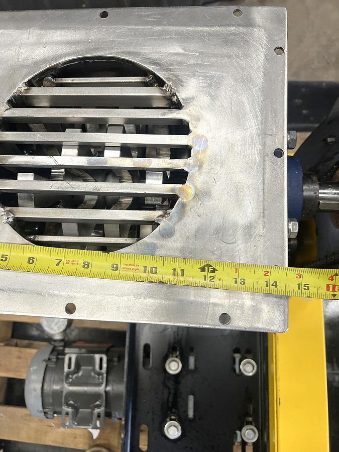 Used Used Rotary Air Lock Valve, 8" X 8", with Lump Breaker