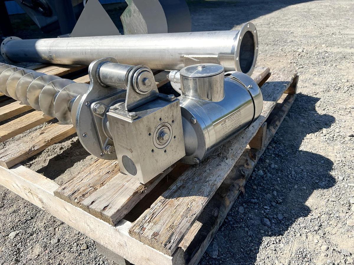 Used Used Mikro Pulverizer Hammermill, Swinging Hammers, 60 HP , With Screw Conveyor