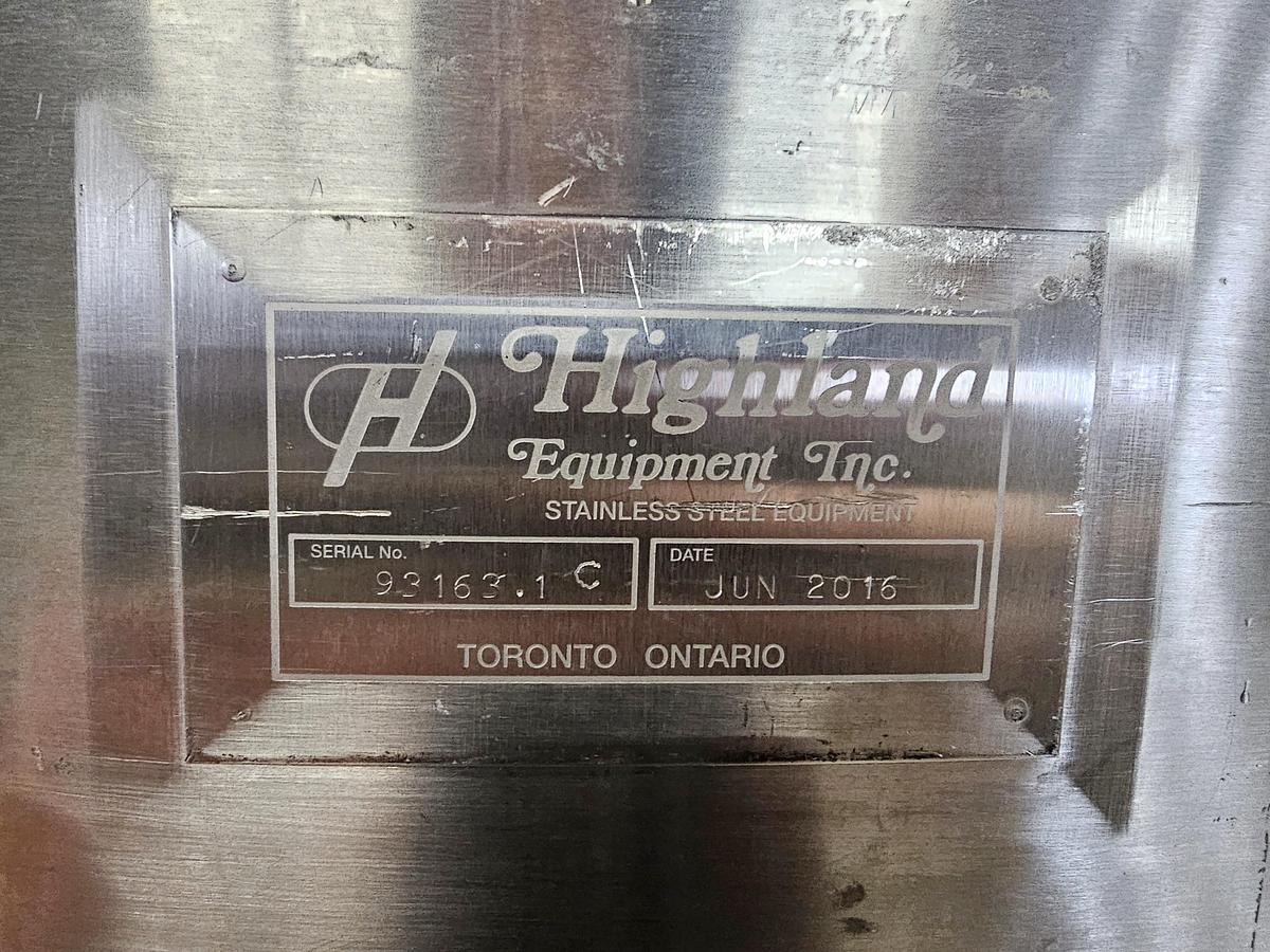 Used Used 1100 Gallon, Stainless Steel Tank