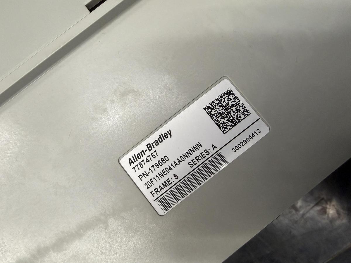 Used Used Allen-Bradley Variable Frequency Drive, Model 20F11NE041 AA0NNNNN, 40 HP, 600V