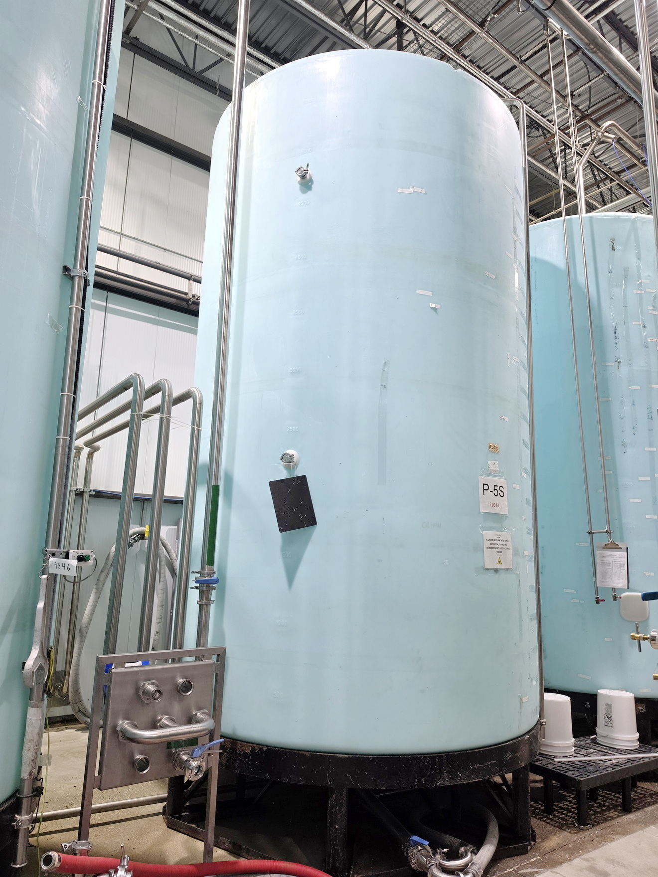 Used Used 6000 Gallon Tank, Reinforced Polypropylene