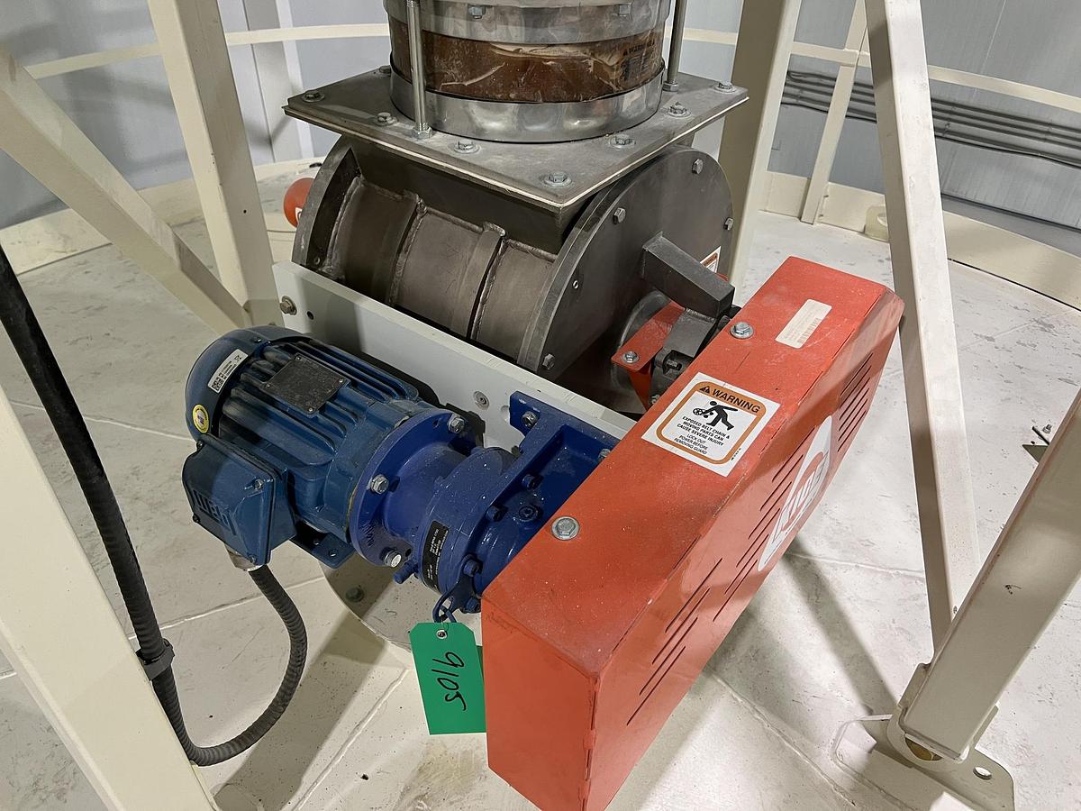 Used Used Kice Venturi Jet Filter, With Rotary Airlock, Cyclone & Fan