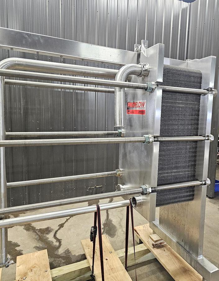 Used Used AGC Plate Heat Exchanger, Sanitary