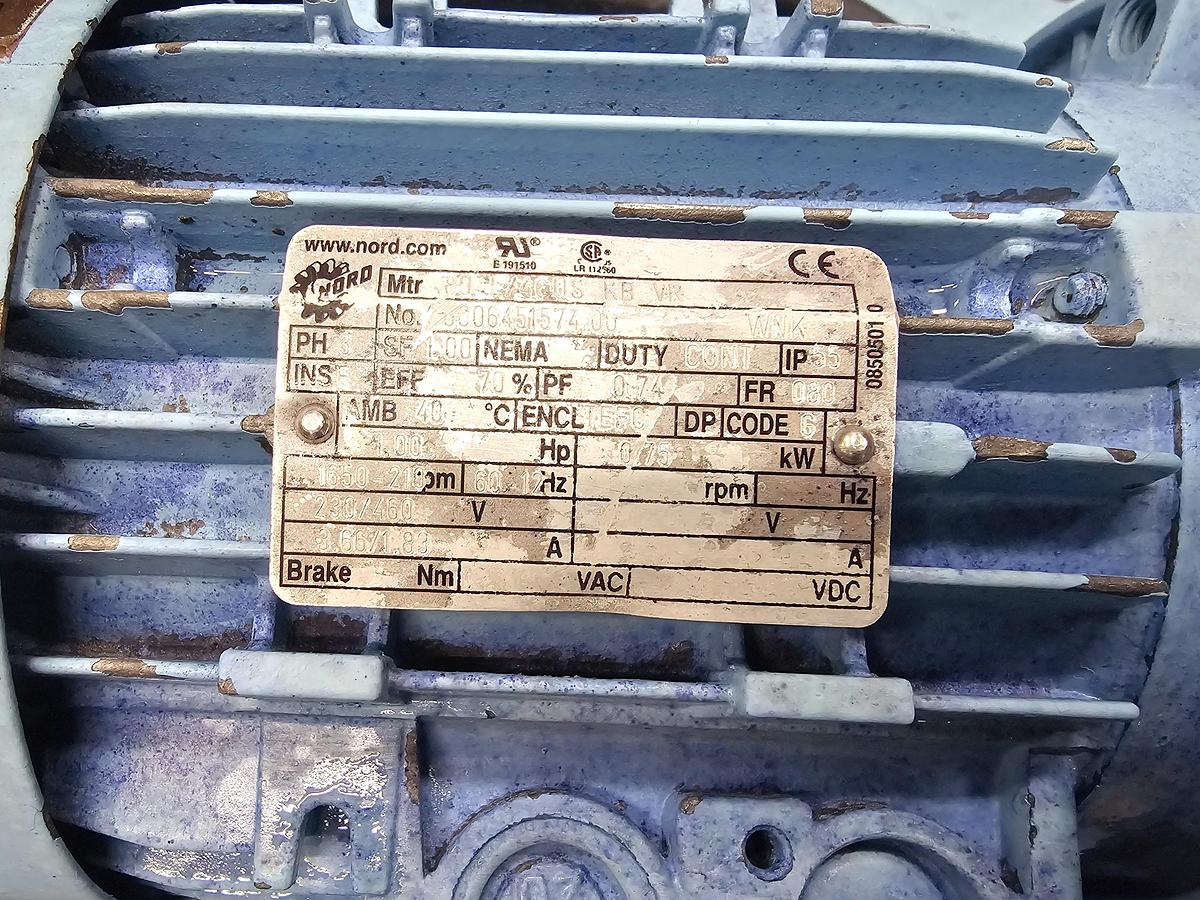 Used Used Waukesha Rotary Lobe Pump, Model 30, 1 HP